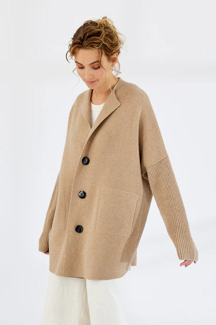 Mia Fratino Paige Cashmere Jacket - Hazel