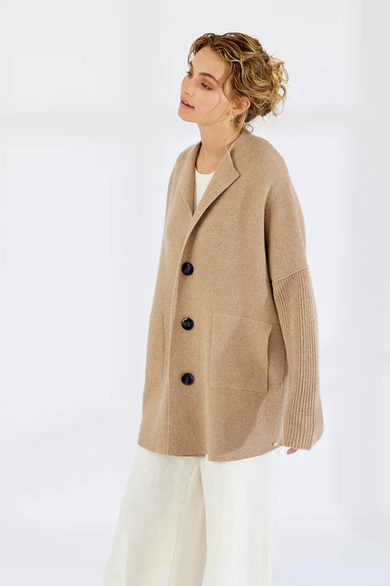 Mia Fratino Paige Cashmere Jacket - Hazel