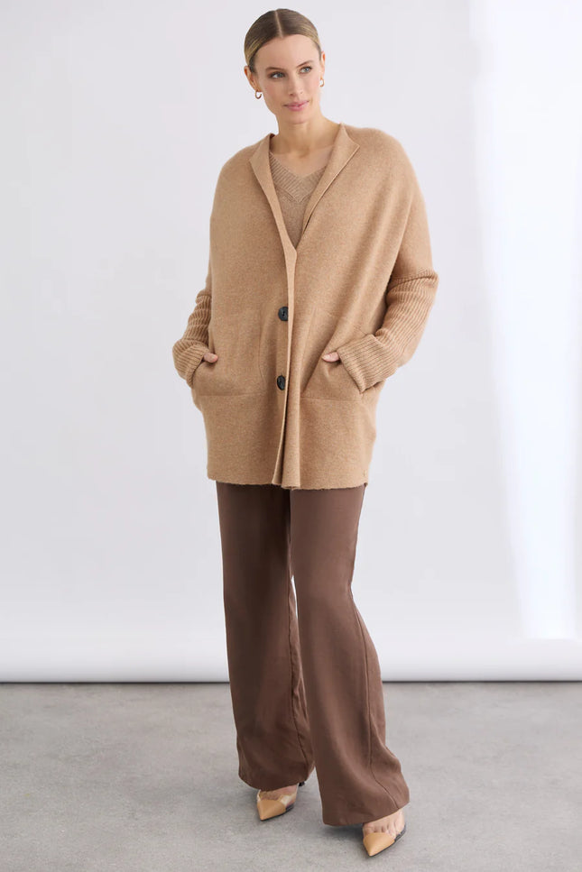 Mia Fratino Paige Cashmere Jacket - Hazel