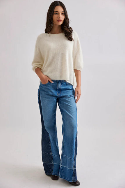 Mia Fratino Eliza Tee - Cashmere/Merino - Polar