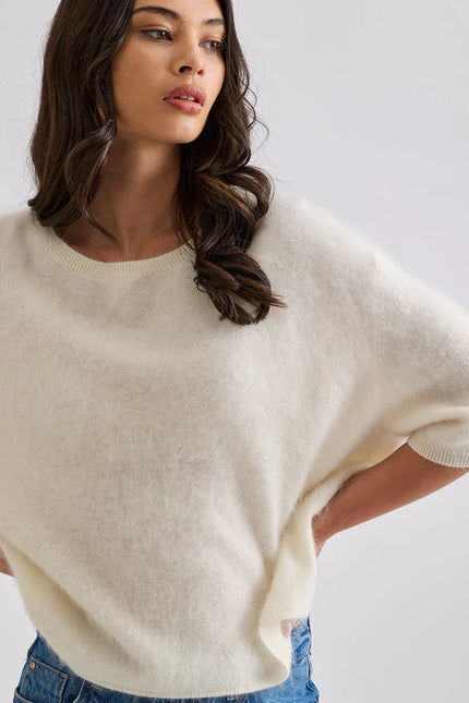 Mia Fratino Eliza Tee - Cashmere/Merino - Polar