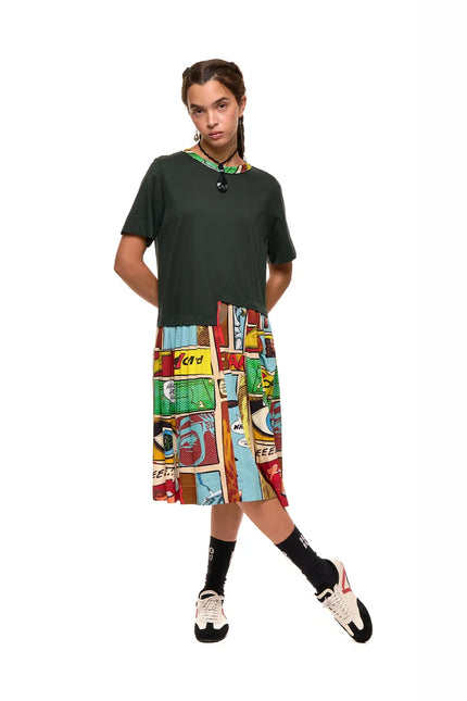 NOM*d All Star Dress - Comic Strip Print