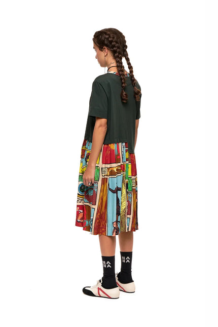 NOM*d All Star Dress - Comic Strip Print