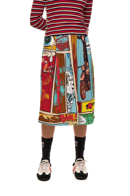 NOM*d Classics Skirt - Comic Strip Print