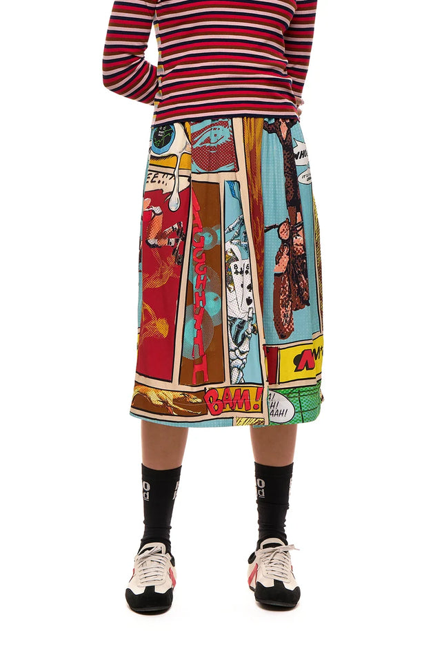 NOM*d Classics Skirt - Comic Strip Print