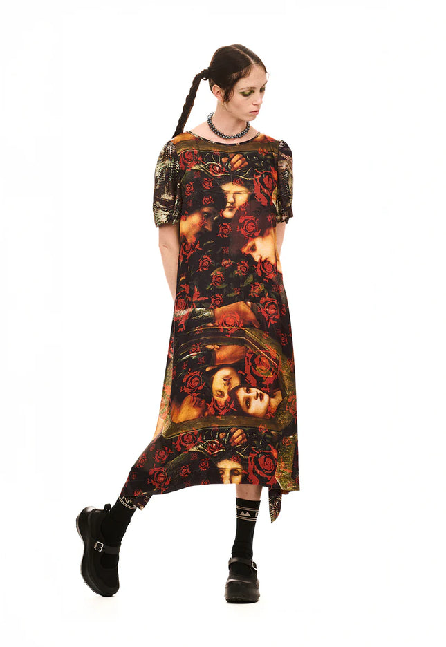 Nom*d Janus Dress - Three Sisters Print Mix
