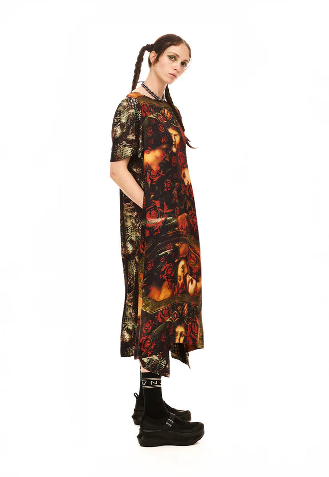 Nom*d Janus Dress - Three Sisters Print Mix