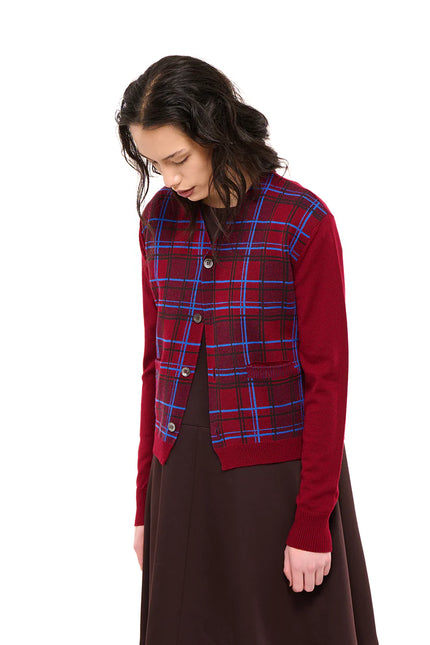 NOM*d Soiree Cardigan - Wine Blend