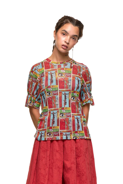 NOM*d Spirit Tee - Comic Strip Print