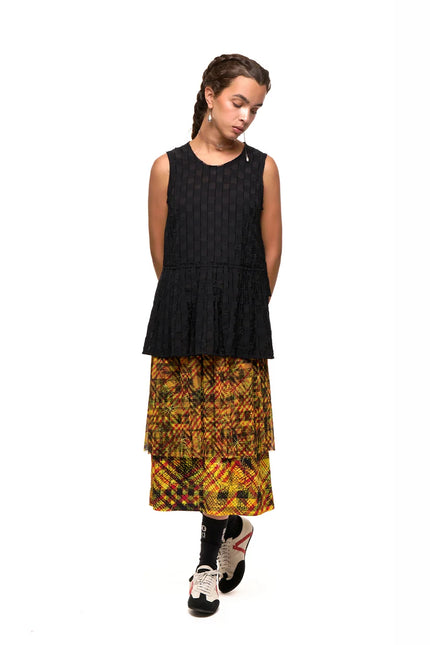 NOM*d Two Love Shell - Black Checkerboard