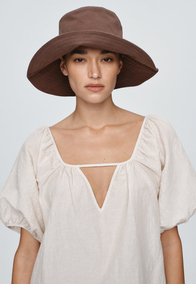 Marle Nonna Hat - Chocolate