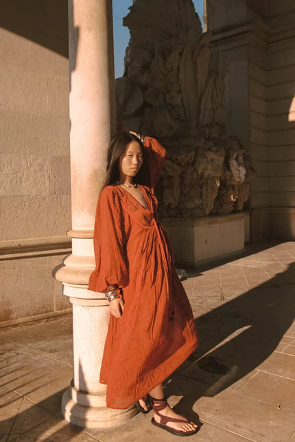 Kinga Csilla Pisto Marrakech Dress - Rust