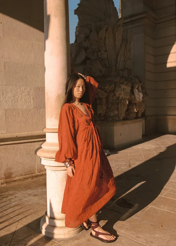 Kinga Csilla Pisto Marrakech Dress - Rust