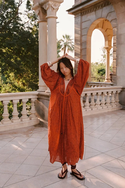 Kinga Csilla Pisto Marrakech Dress - Rust