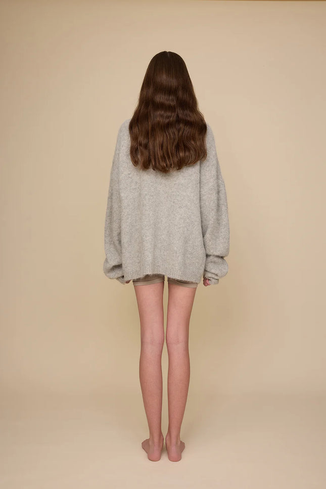 Pharlain Alpaca Crew - Grey Marle