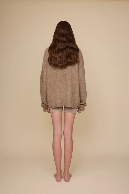 Pharlain Alpaca Crew - Latte