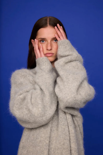 Pharlain Alpaca Crew - Grey Marle
