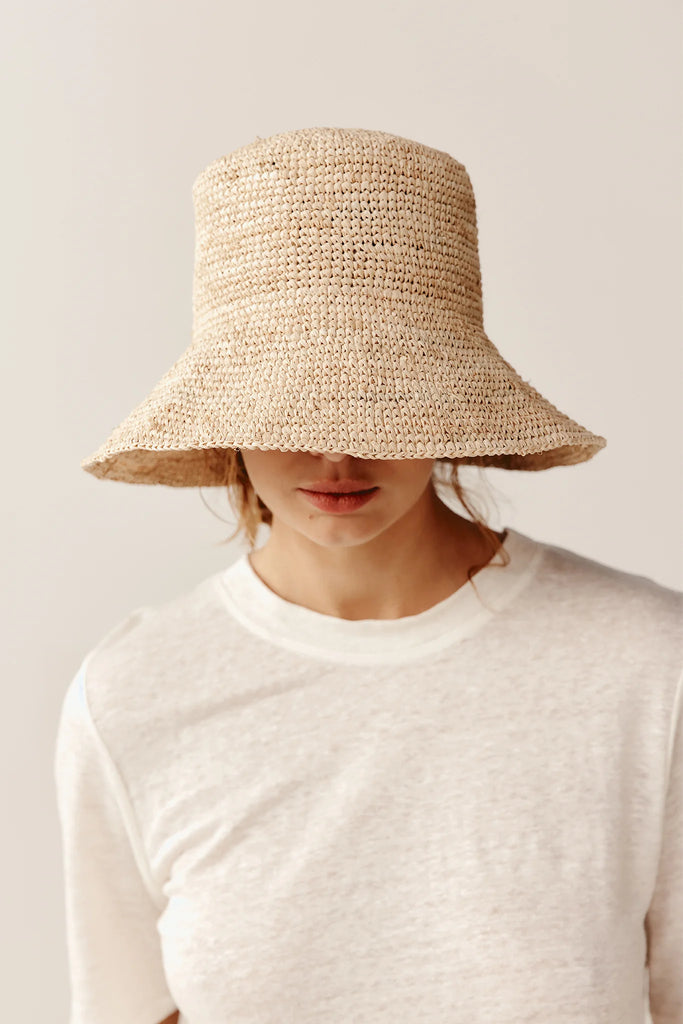 Marle Kuia Hat - Straw - Natural