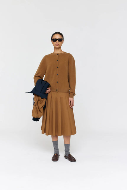 Ricochet Muller Skirt - Tobacco