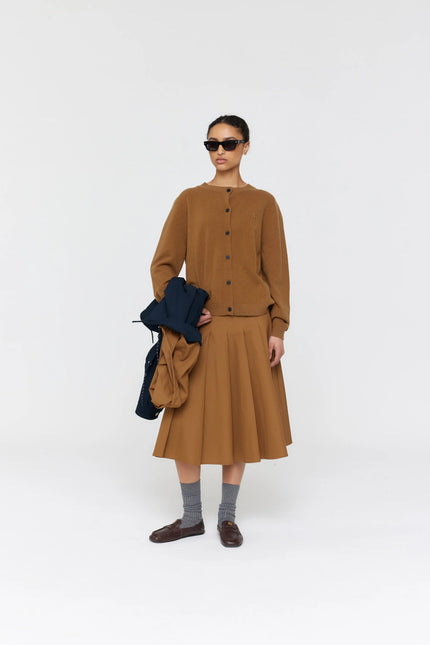 Ricochet Muller Skirt - Tobacco