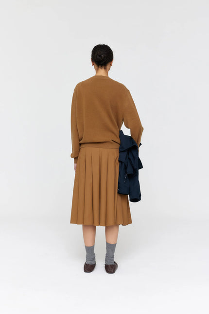 Ricochet Muller Skirt - Tobacco