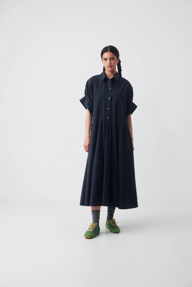 Ricochet Joni Shirt Dress - Dark Blue