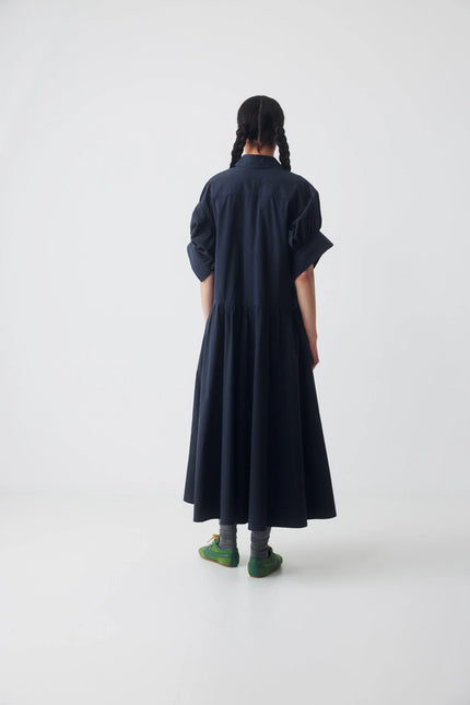 Ricochet Joni Shirt Dress - Dark Blue