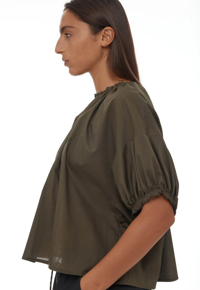 Ricochet Tomas Top - Dark Khaki
