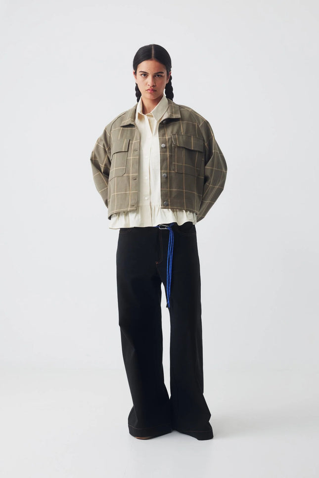 Ricochet My Monster Jacket - Khaki Check