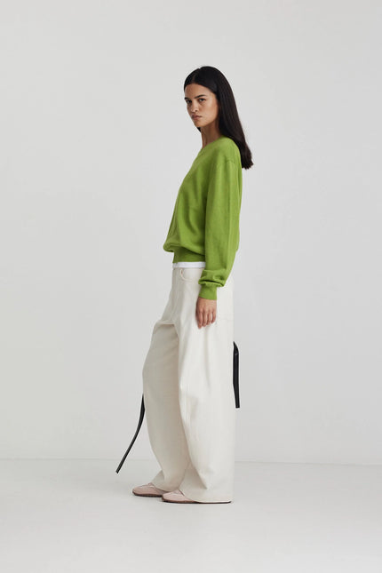 Ricochet Amina Jumper - Apple Green