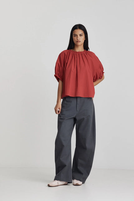 Ricochet Tomas Top - Berry Red