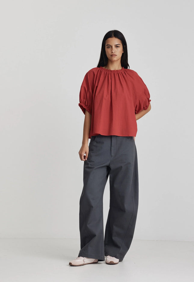 Ricochet Tomas Top - Berry Red