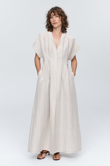 Marle Swan Dress - Birch