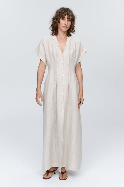 Marle Swan Dress - Birch