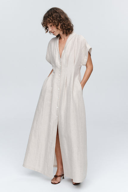 Marle Swan Dress - Birch