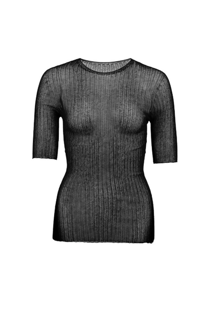 Standard Issue Cotton Tulle Tee ~ Black