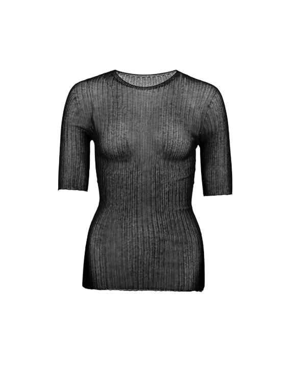 Standard Issue Cotton Tulle Tee ~ Black