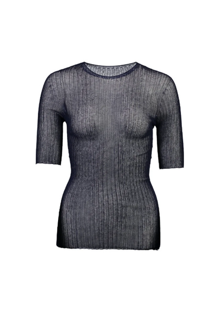 Standard Issue Cotton Tulle Tee ~ Navy