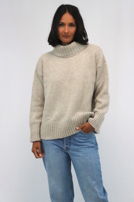 Tatano Henri Roll Neck - Wheat