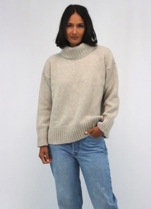 Tatano Henri Roll Neck - Wheat