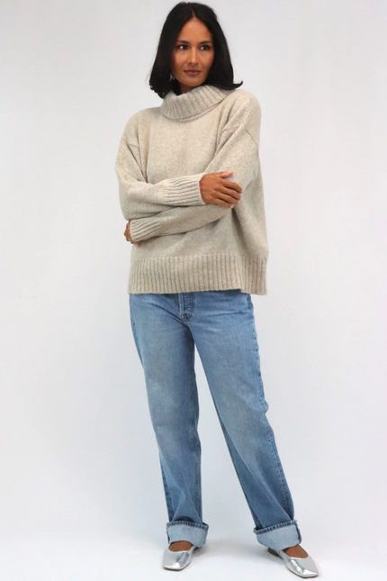 Tatano Henri Roll Neck - Wheat