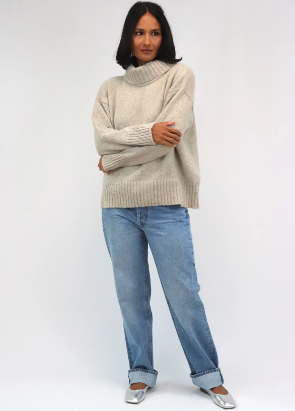 Tatano Henri Roll Neck - Wheat