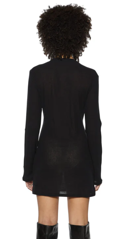 Ksubi Crawford LS Mini Dress - Black
