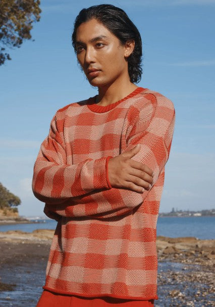 Standard Issue Cotton Universal Plaid Pullover - Lambert/Blossom