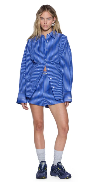 Ksubi Boxer Shorts - Cobalt Stripe