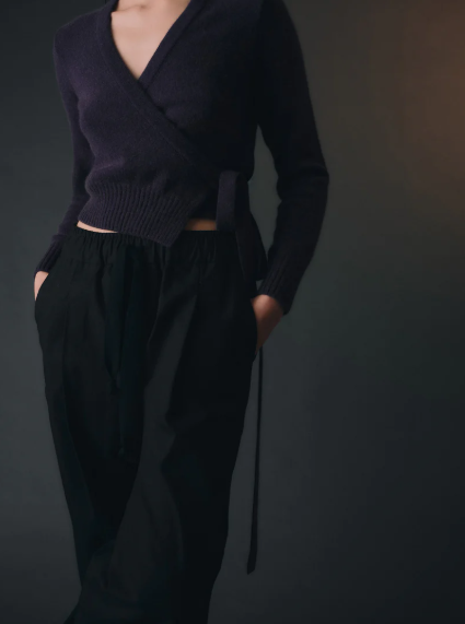 Standard Issue Okewa Wrap Cardigan - Violet