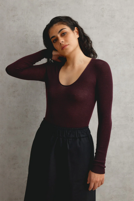 Standard Issue Merino U Top - Fig