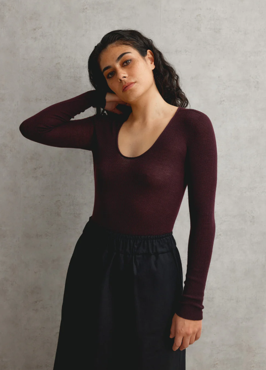 Standard Issue Merino U Top - Fig