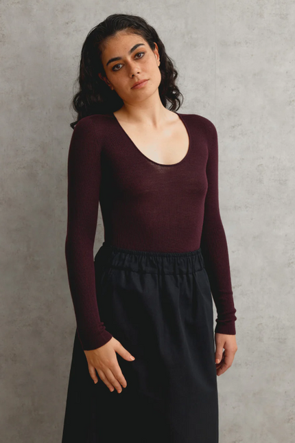 Standard Issue Merino U Top - Fig