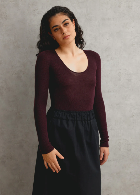 Standard Issue Merino U Top - Fig